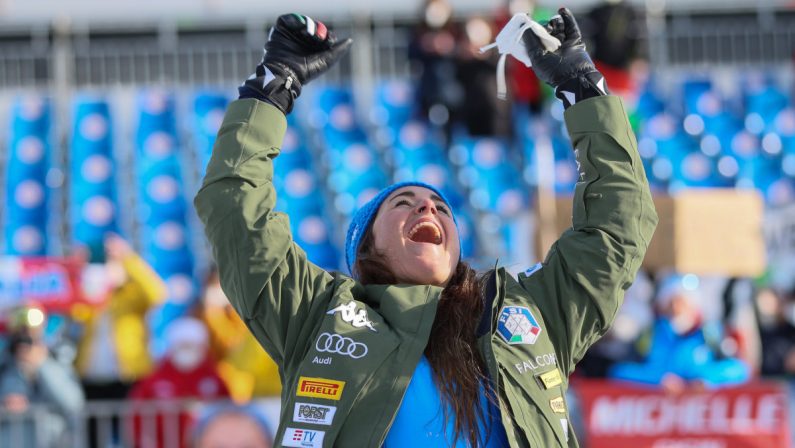 Sofia Goggia vince la Coppa del mondo di Discesa