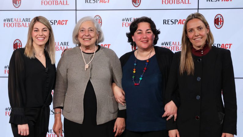 #WeAllAreFootball, manifesto Milan per uguaglianza di genere