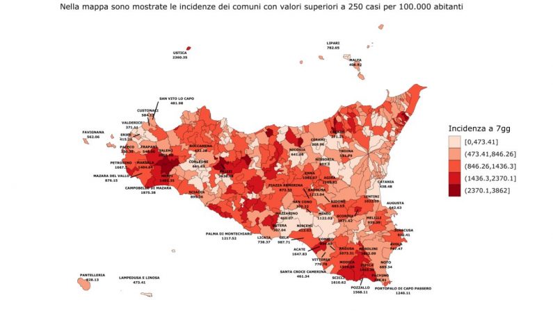 Covid, in Sicilia contagi in aumento ma calano le ospedalizzazioni
