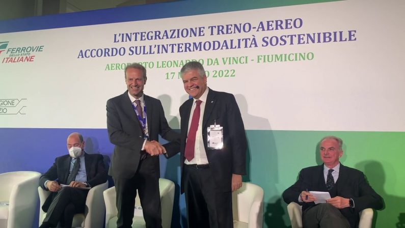 Intermodalità sostenibile, accordo Ferrovie-Aeroporti di Roma