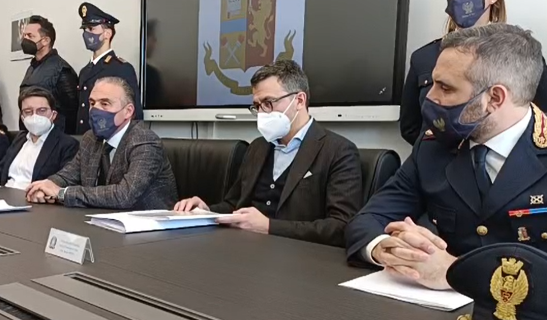 Un momento della conferenza stampa