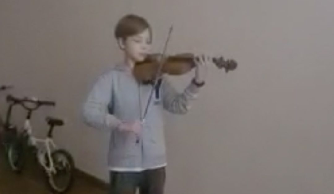 Il piccolo violinista ucraino a Stilo