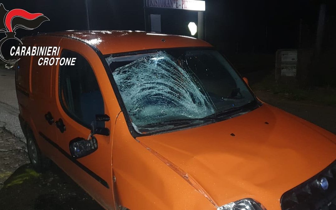 L'auto che ha investito la piccola Taisiia
