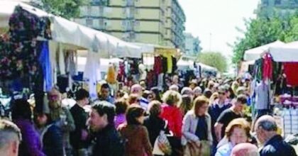 Il mercato in via Salvemini