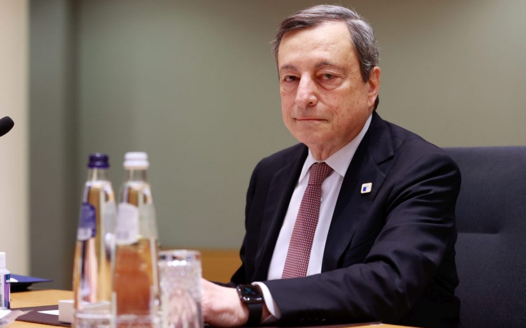 Draghi: “Guerra senza senso, Putin ponga fine alle ostilità”