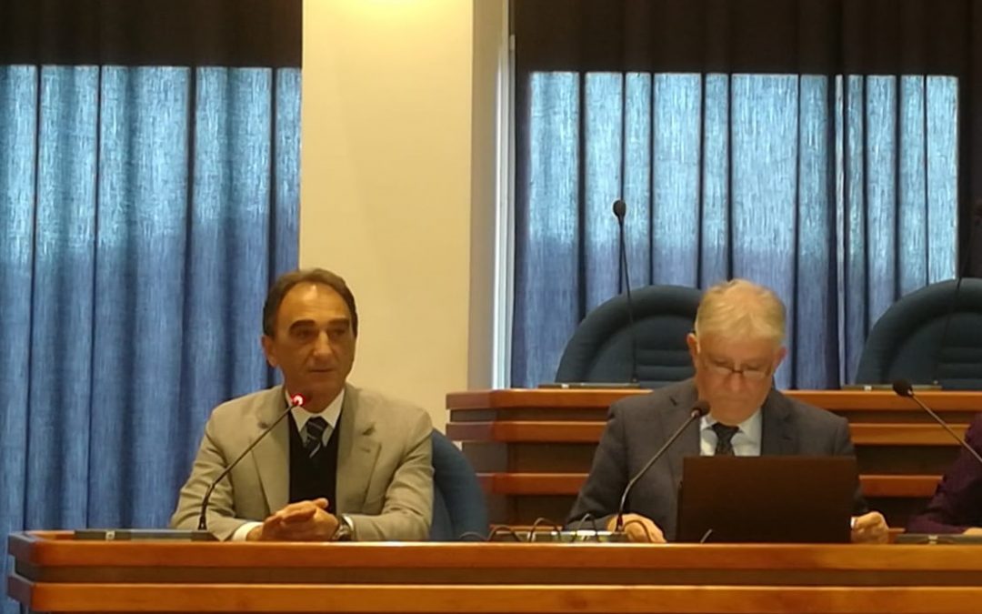 Bruno Gualtieri, a destra, con Sergio Abramo