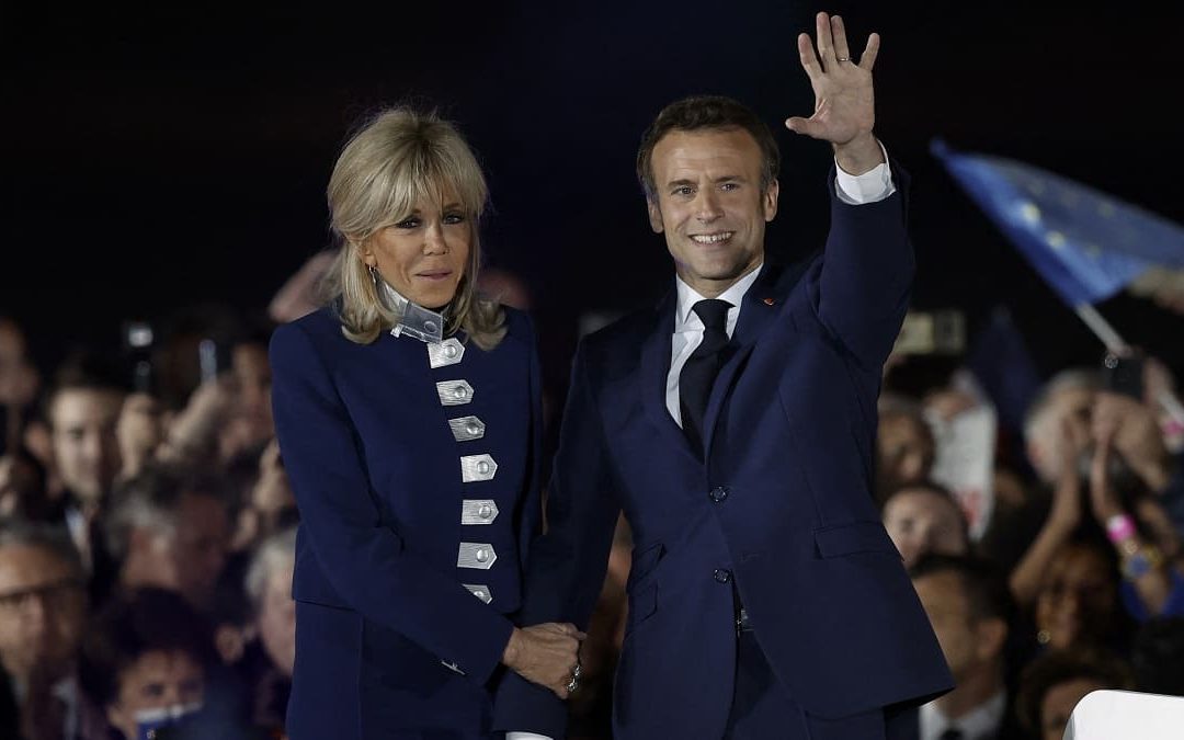 Brigitte Trogneux ed Emmanuel Macron