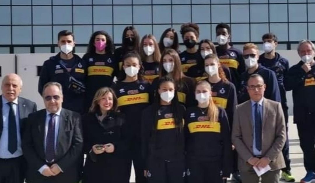La delegazione azzurra a Siderno