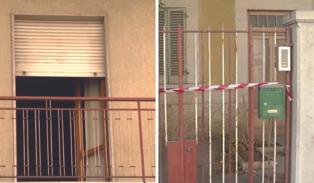 La casa in cui è morta ieri una donna di 83 sorpresa dalle fiamme