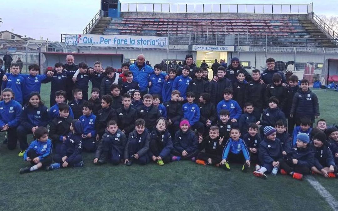 Il progetto della Promosport coinvolge il Settore giovanile e la Scuola calcio