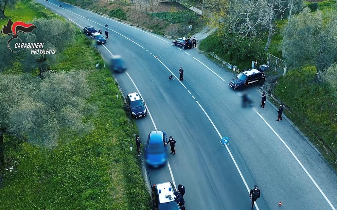 I controlli dei carabinieri a Sant'Onofrio