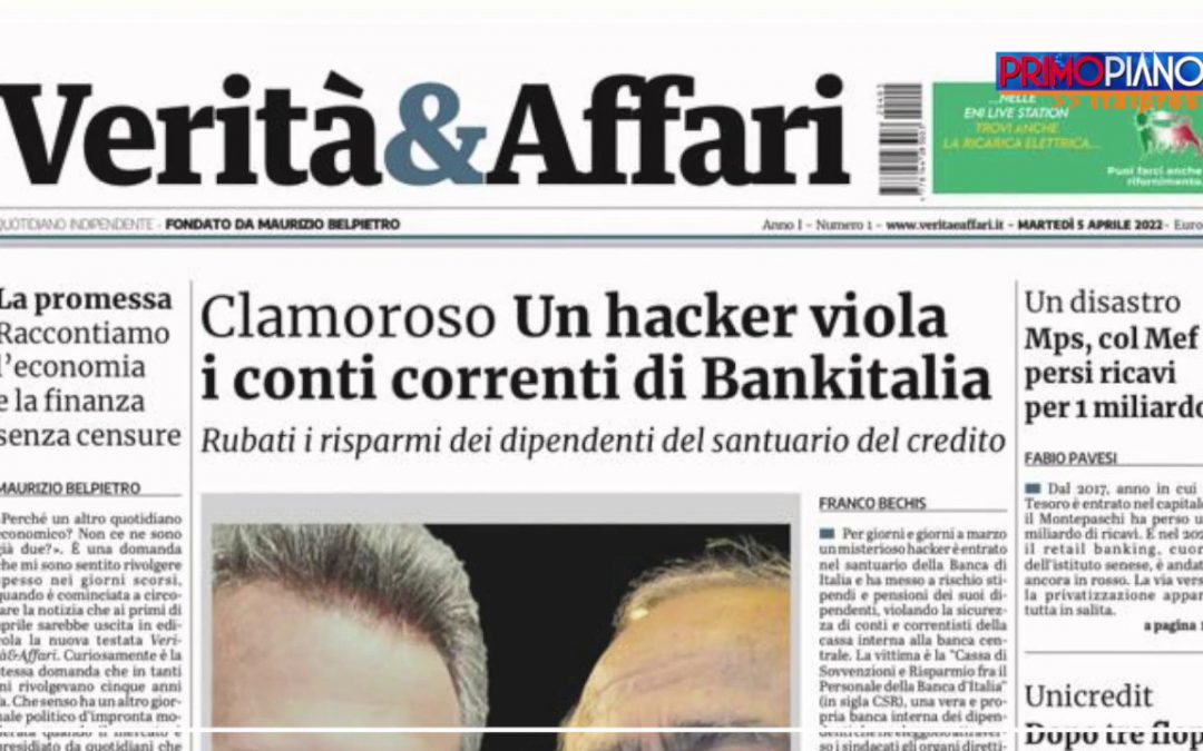 Bechis “Con Verità&Affari l’informazione economica per i cittadini”