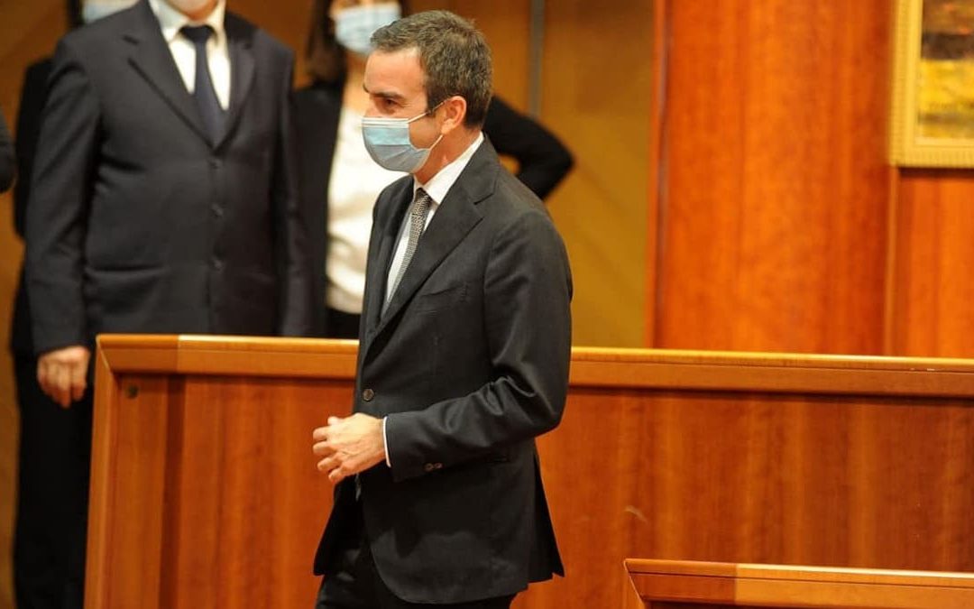 Roberto Occhiuto in Consiglio regionale