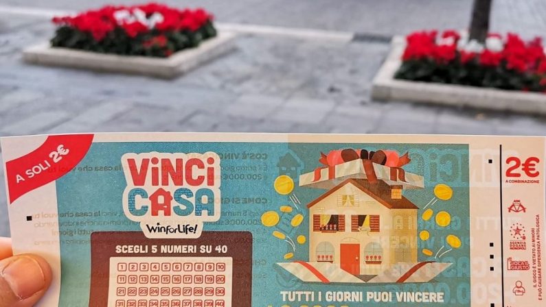 Rende, vinta una casa e 200mila euro con un "5" al Win for Life