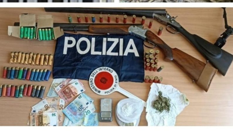 Illegittima detenzione di armi e droga, un arresto nel Vibonese