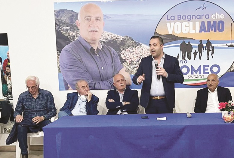 Elezioni comunali a Bagnara, il sindaco Pd sta con il centrodestra