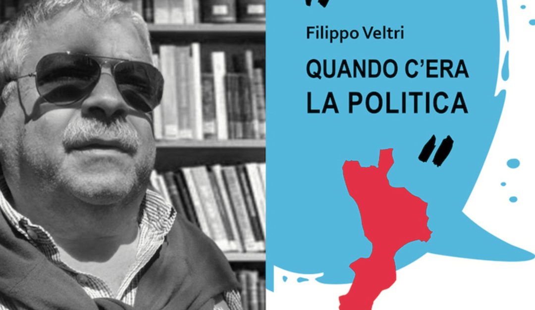 Filippo Veltri e la copertina del suo ultimo libro