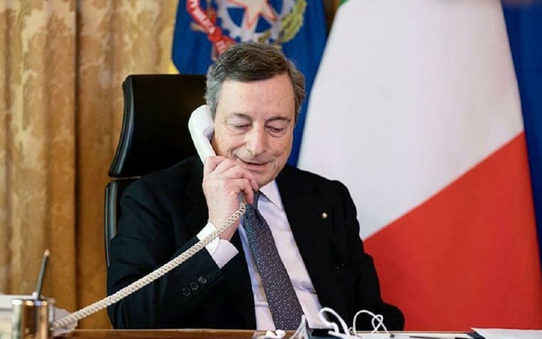 Draghi chiama Putin per il grano: «Ma non ho visto spiragli di pace»