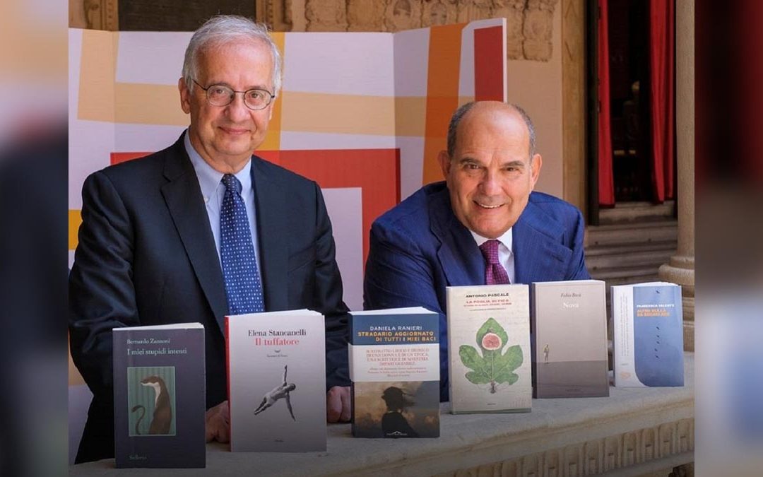 Walter Veltroni, presidente della giuria del Premio Campiello, con Enrico Carraro, presidente Confindustria Veneto