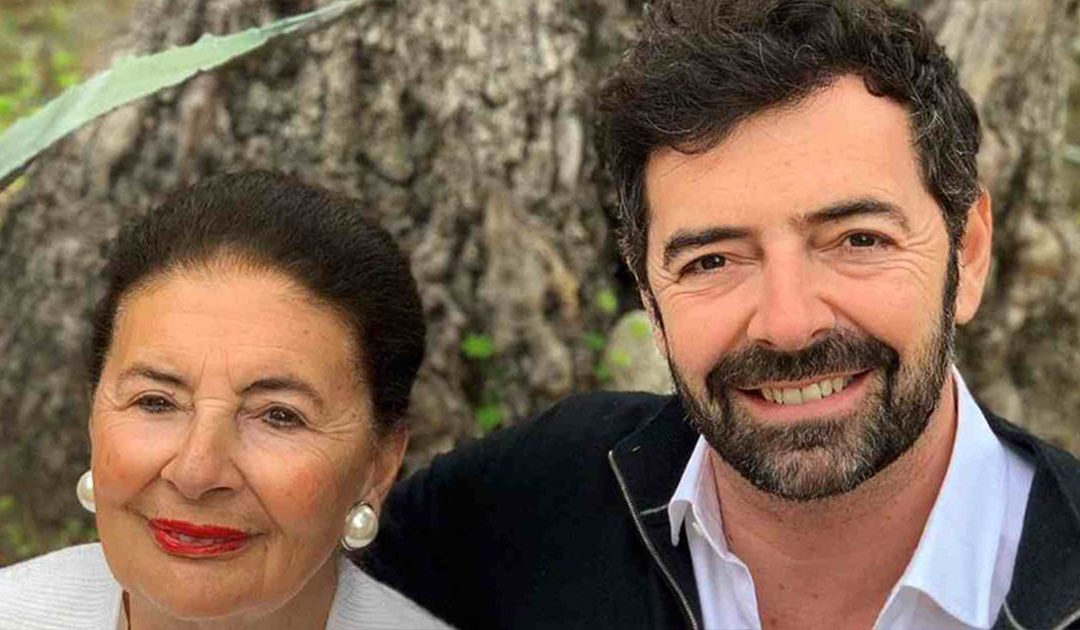 Alberto Matano e sua madre Marisa Fagà