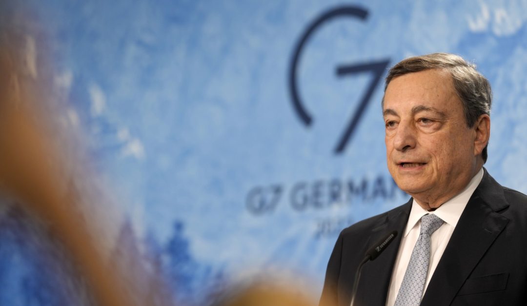 L'intervento di Mario Draghi al G7