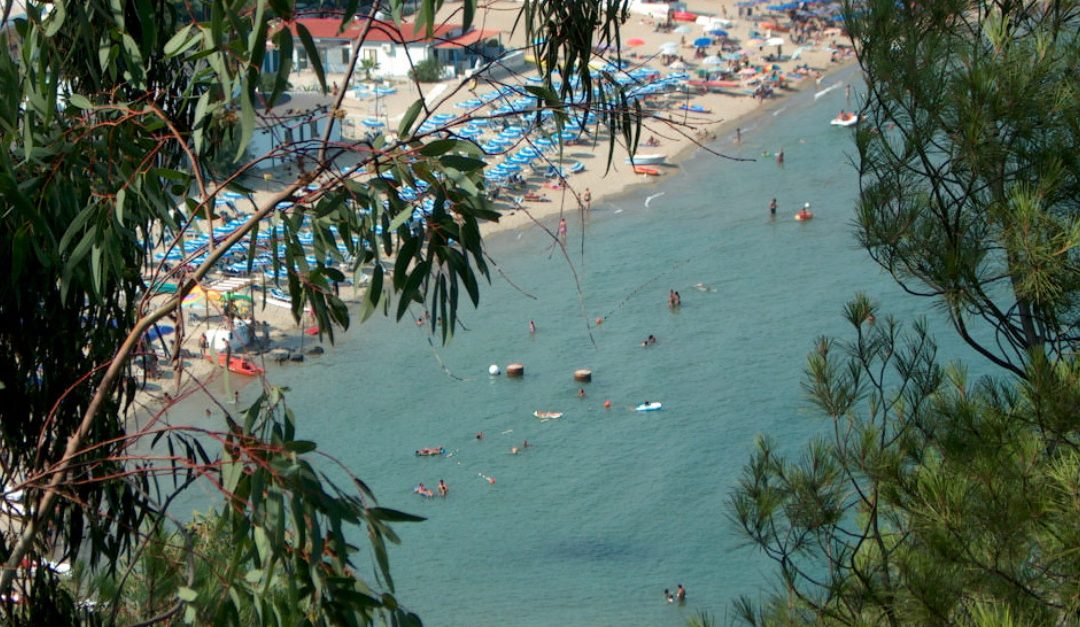 La spiaggia di Copanello