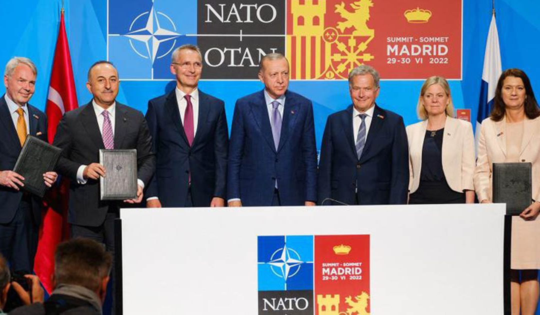 Erdogan alla conferenza Nato