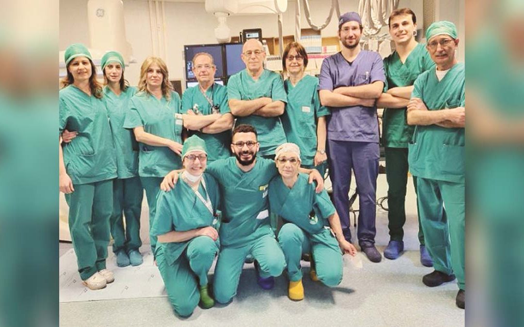 Il team dell'Uoc di Cardiologia di Castrovillari