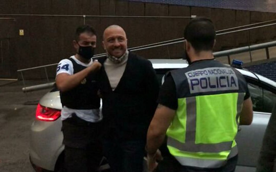 L'arresto di Vittorio Raso a Barcellona nel 2020