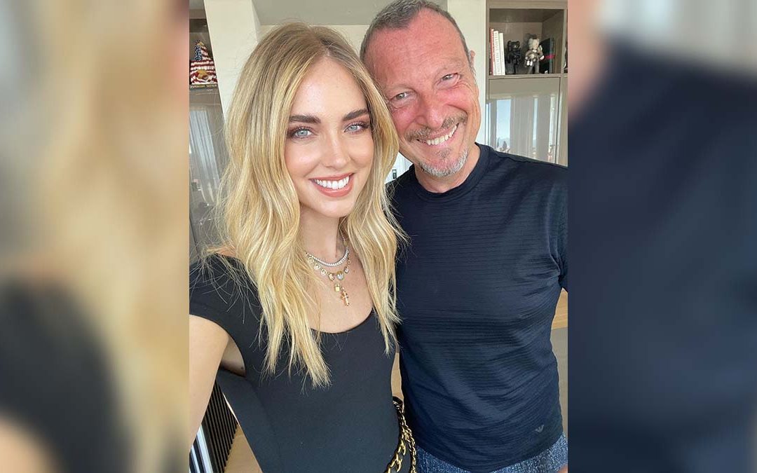 Chiara Ferragni e Amadeus