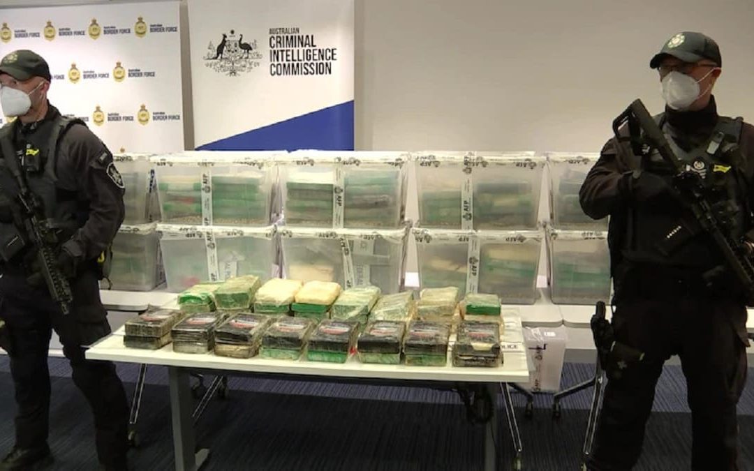 Un sequestro di cocaina in Australia