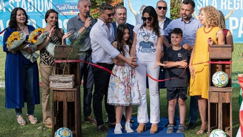 A Cotronei il primo campo di calcio d'Italia intitolato a Paolo Rossi