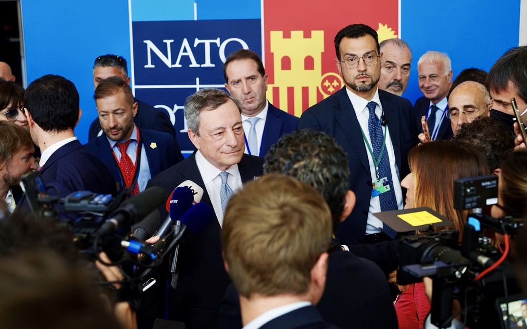 Mario Draghi al summit Nato di Madrid