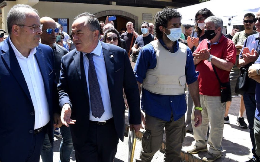 Nicola Gratteri a Cutro nei giorni scorsi per la consegna del premio "Diego Tajani"