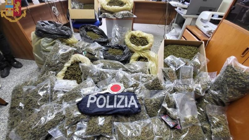 Droga, un arresto nel Vibonese: aveva in casa 51 chili di marijuana