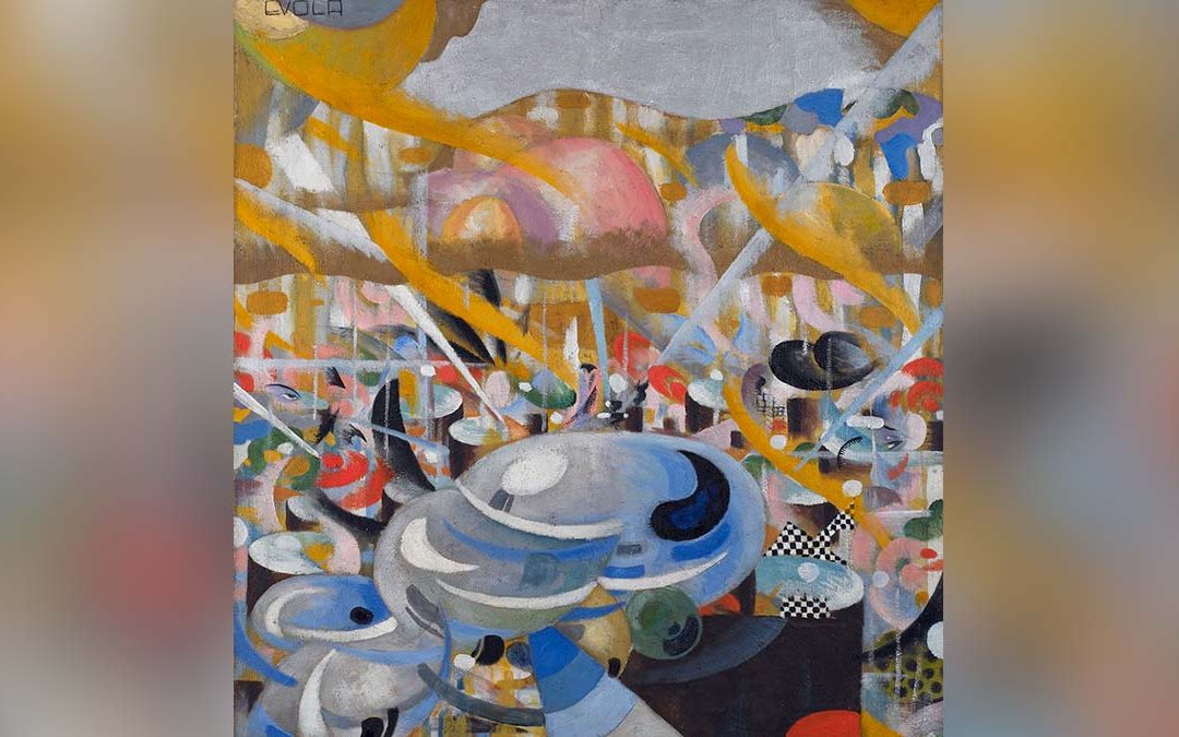 Julius Evola, "Five o' clock tea", 1917-1918, Fondazione Brescia Musei (foto dal sito www.mart.tn.it)