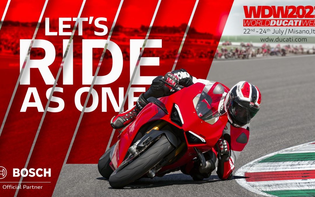 Bosch, sicurezza sulle due ruote,incontri e prove di guida per ducatisti
