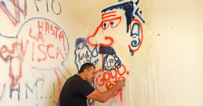 Scoperto un murale inedito di Andrea Pazienza in una casa sul Gargano