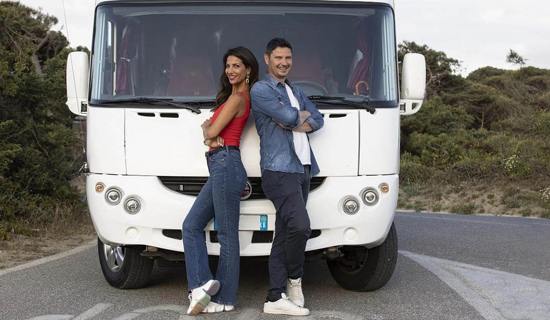 Roberta Morise e Tinto protagonisti della trasmissione Camper