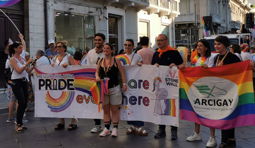 Gay pride a Reggio Calabria: «Solo orgoglio, niente pregiudizio»