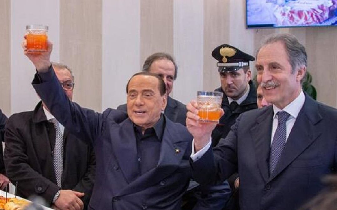 Silvio Berlusconi e Vito Bardi
