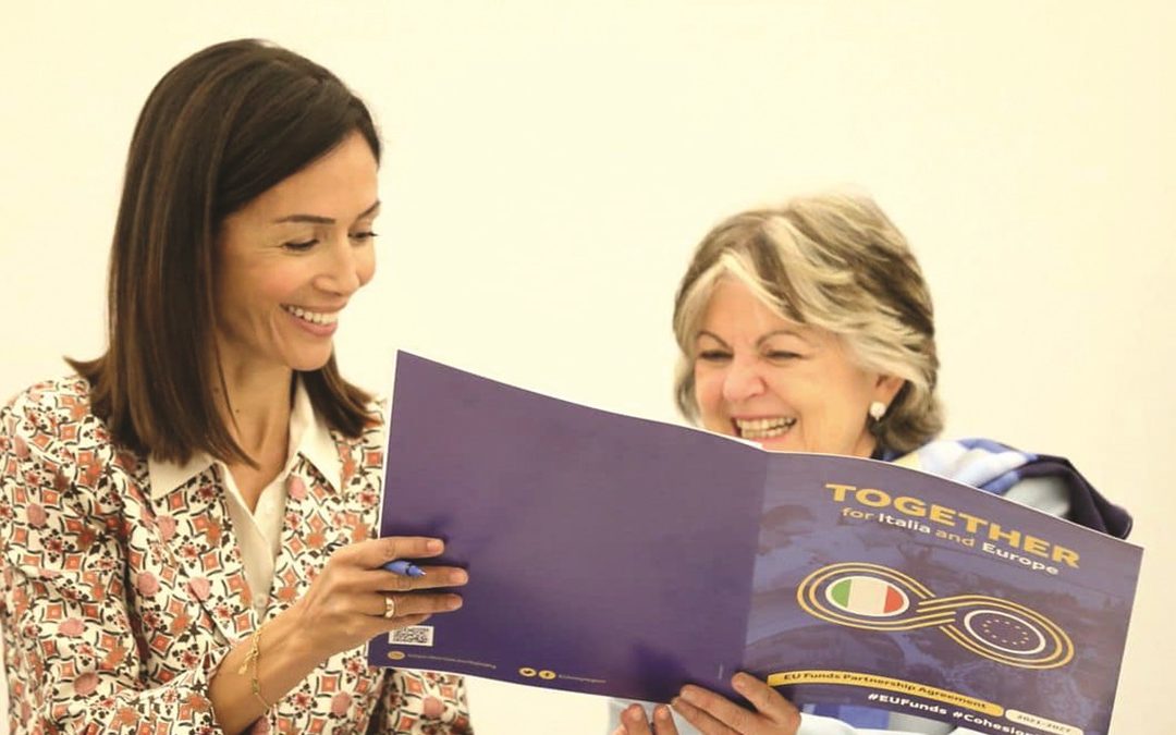 Mara Carfagna con Elisa Ferreira
