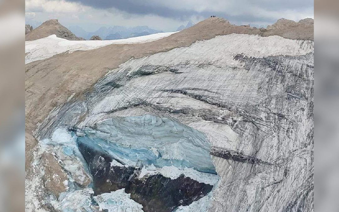 La zona della valanga