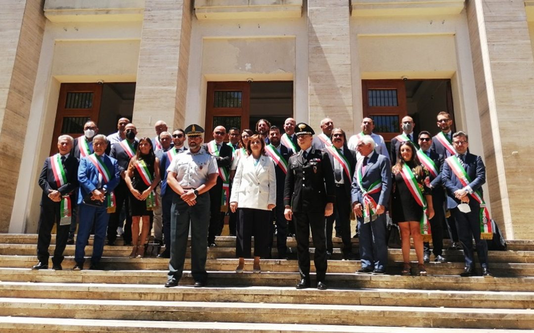 Il prefetto Ciaramella con i sindaci cosentini neo eletti