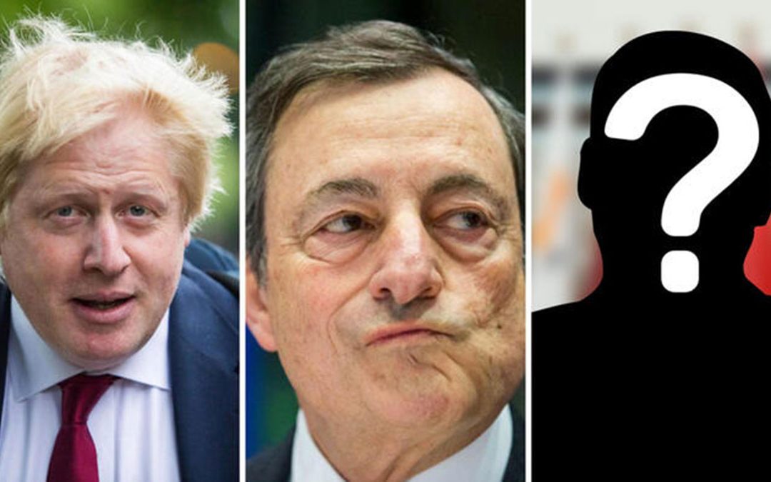 Le foto pubblicate da Medvedev di Johnson e Draghi con accanto il punto interrogativo: chi sarà il prossimo premier che "salterà"?