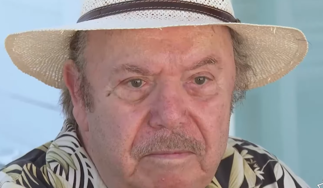 Lino Banfi in un frame dell'intervista a Telemolise