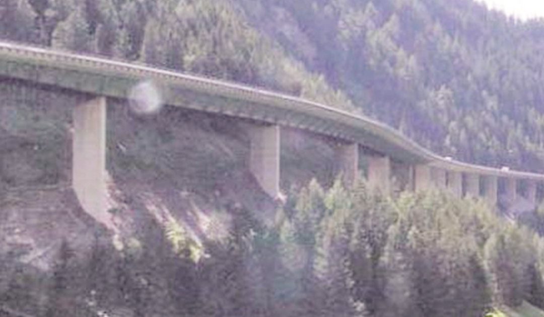 Il ponte Lueg sull’Autostrada del Brennero, nel Tirolo austriaco