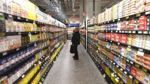 Inflazione carrello della spesa supermercato