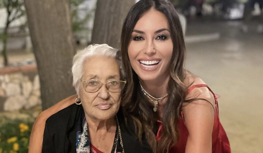 Elisabetta Gregoraci insieme a nonna Elisabetta