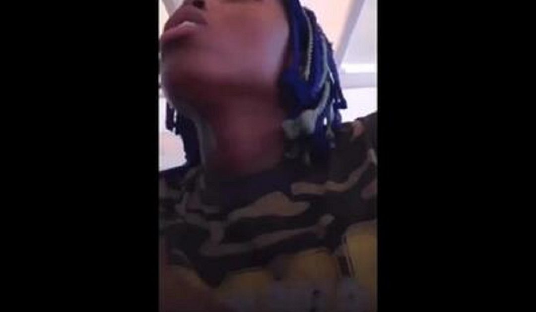 Un frame del video girato dalla lavoratrice nigeriana